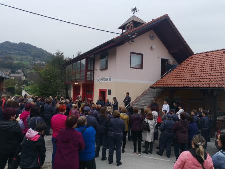 Gasilke na posvetu v PGD Bela Cerkev